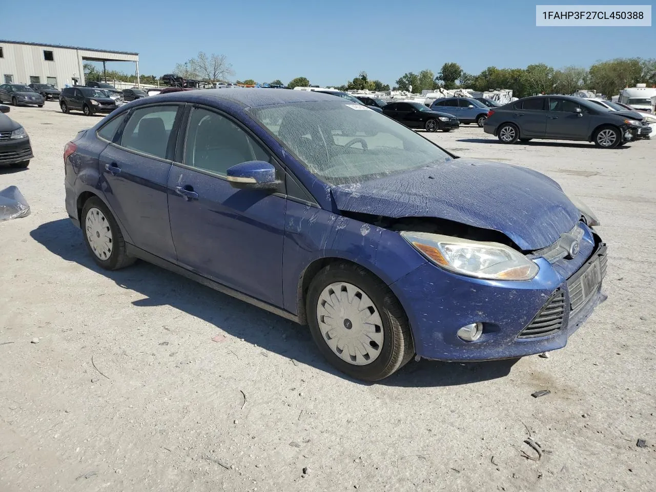 2012 Ford Focus Se VIN: 1FAHP3F27CL450388 Lot: 74678284