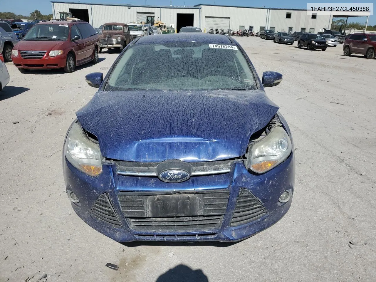 2012 Ford Focus Se VIN: 1FAHP3F27CL450388 Lot: 74678284