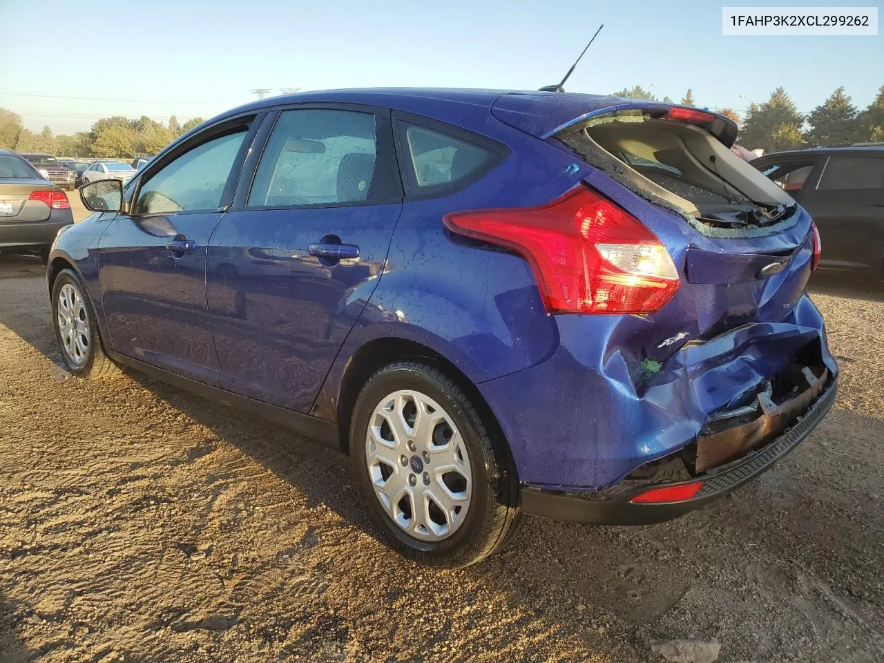 2012 Ford Focus Se VIN: 1FAHP3K2XCL299262 Lot: 74713984