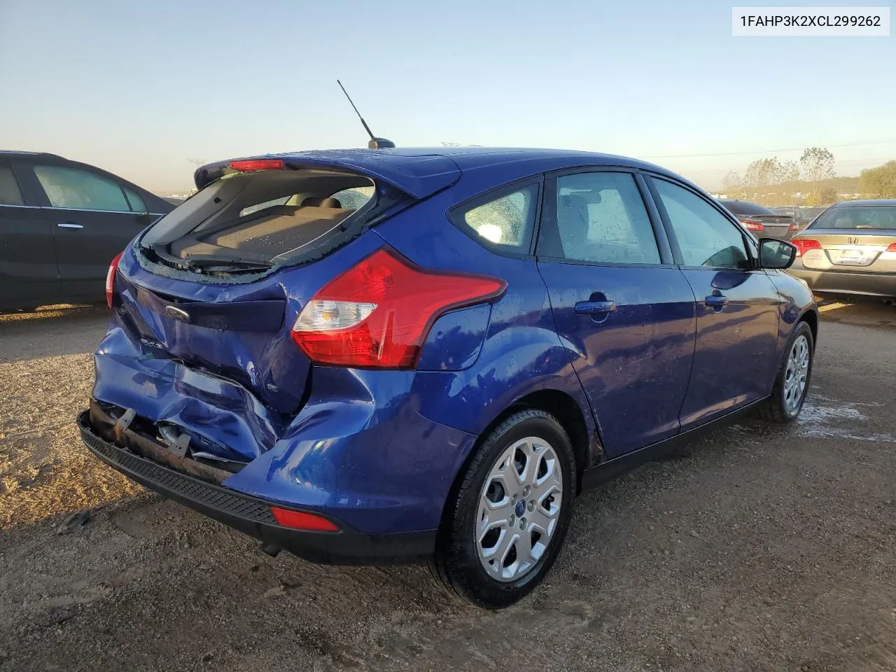 2012 Ford Focus Se VIN: 1FAHP3K2XCL299262 Lot: 74713984