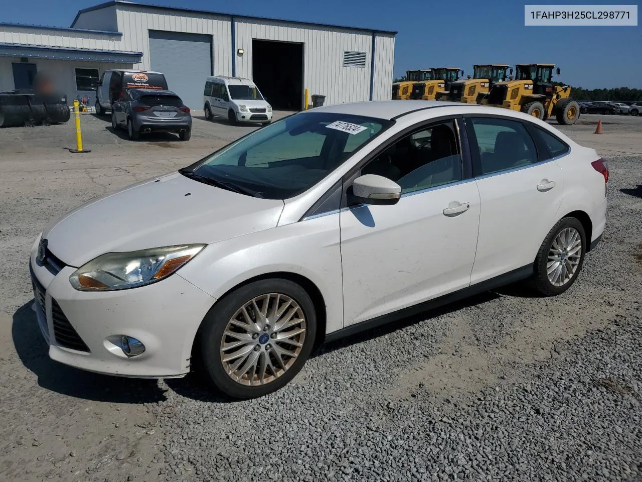 2012 Ford Focus Sel VIN: 1FAHP3H25CL298771 Lot: 74776524