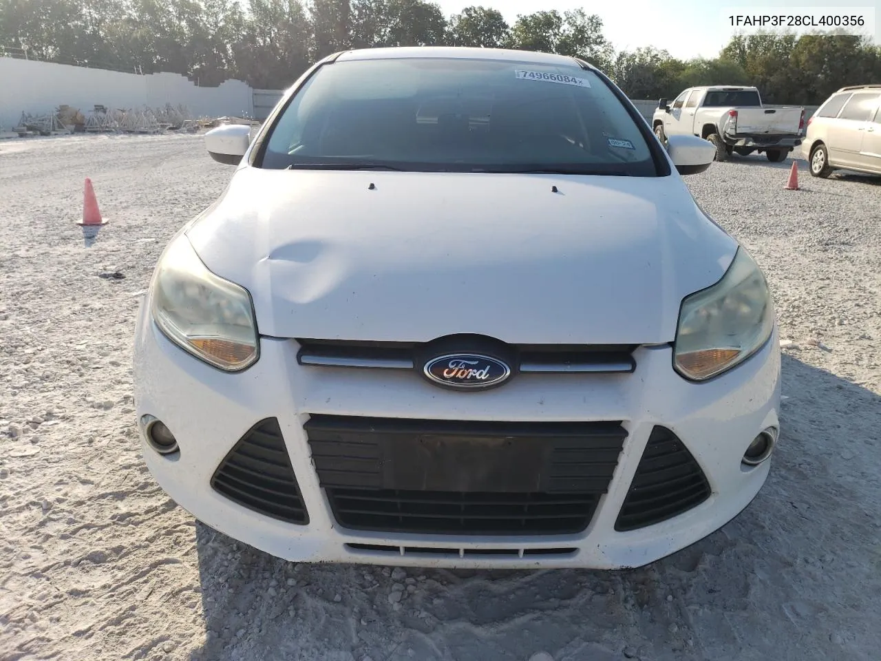 2012 Ford Focus Se VIN: 1FAHP3F28CL400356 Lot: 74966084