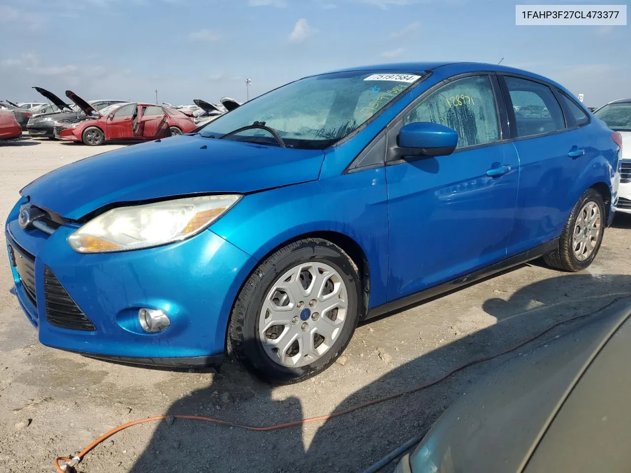 2012 Ford Focus Se VIN: 1FAHP3F27CL473377 Lot: 75197584