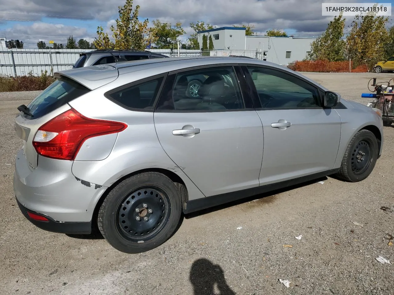 2012 Ford Focus Se VIN: 1FAHP3K28CL418118 Lot: 75246854