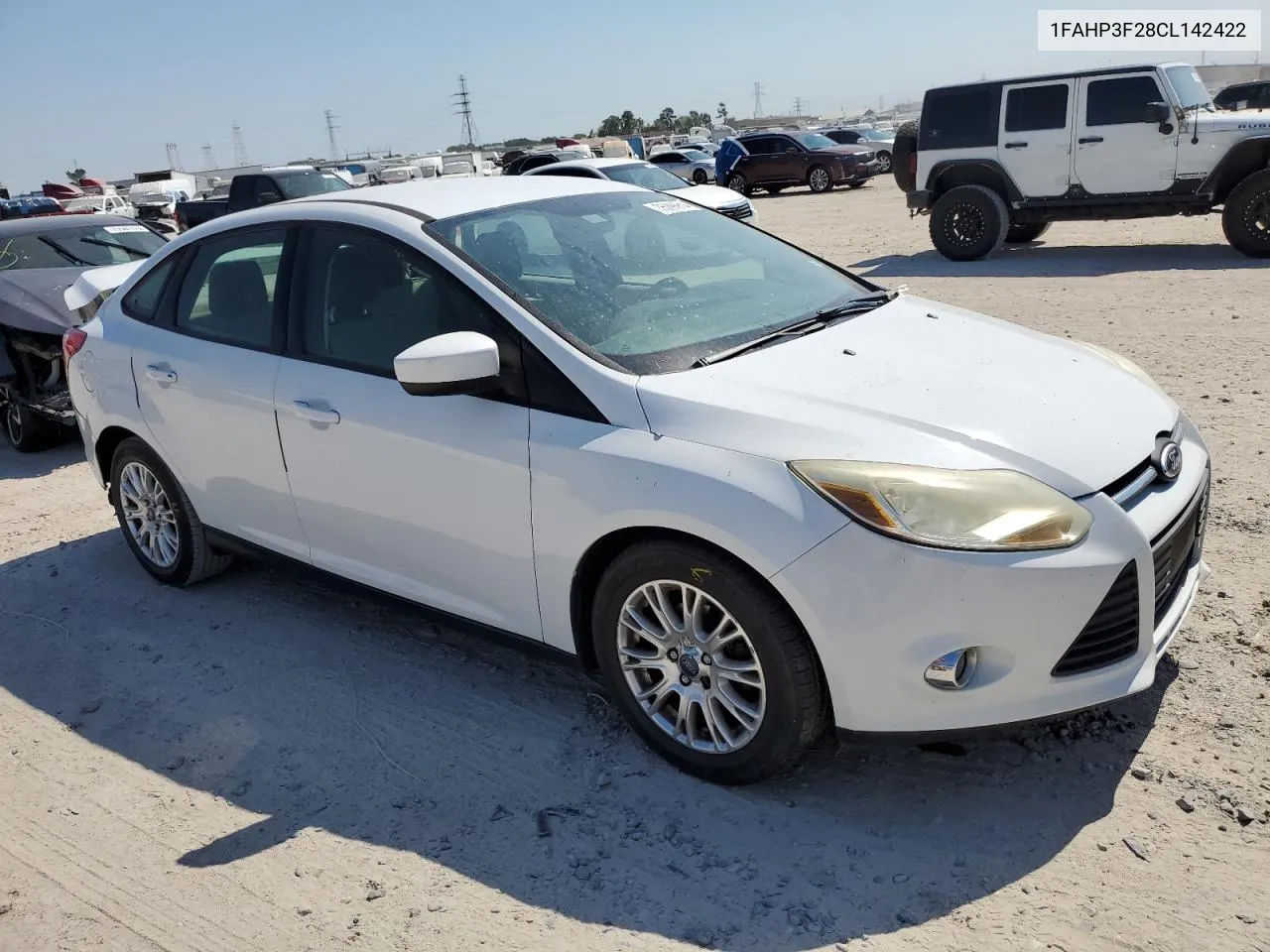 2012 Ford Focus Se VIN: 1FAHP3F28CL142422 Lot: 75295514