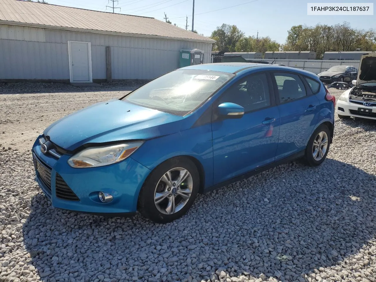 2012 Ford Focus Se VIN: 1FAHP3K24CL187637 Lot: 75405144