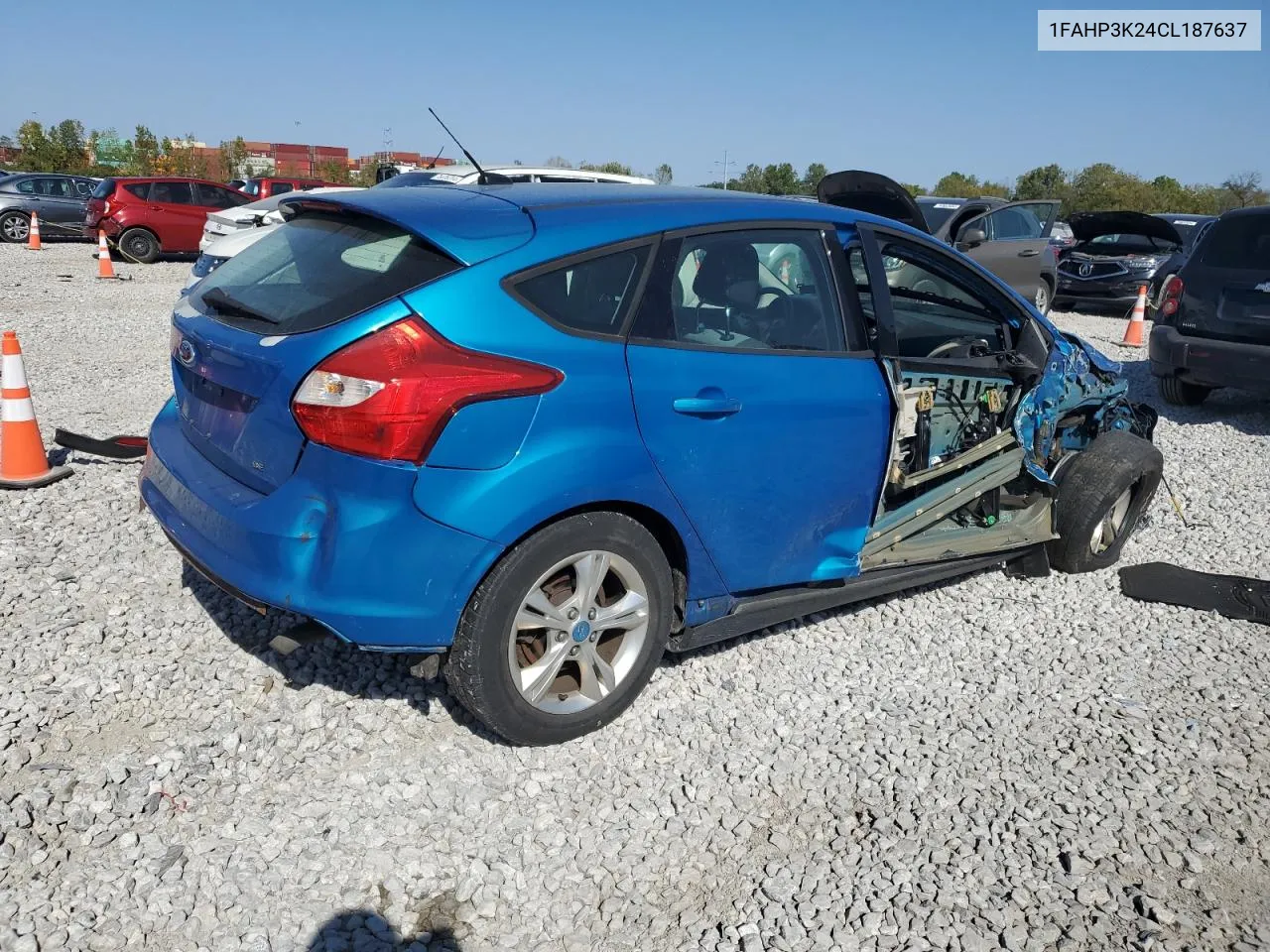 2012 Ford Focus Se VIN: 1FAHP3K24CL187637 Lot: 75405144