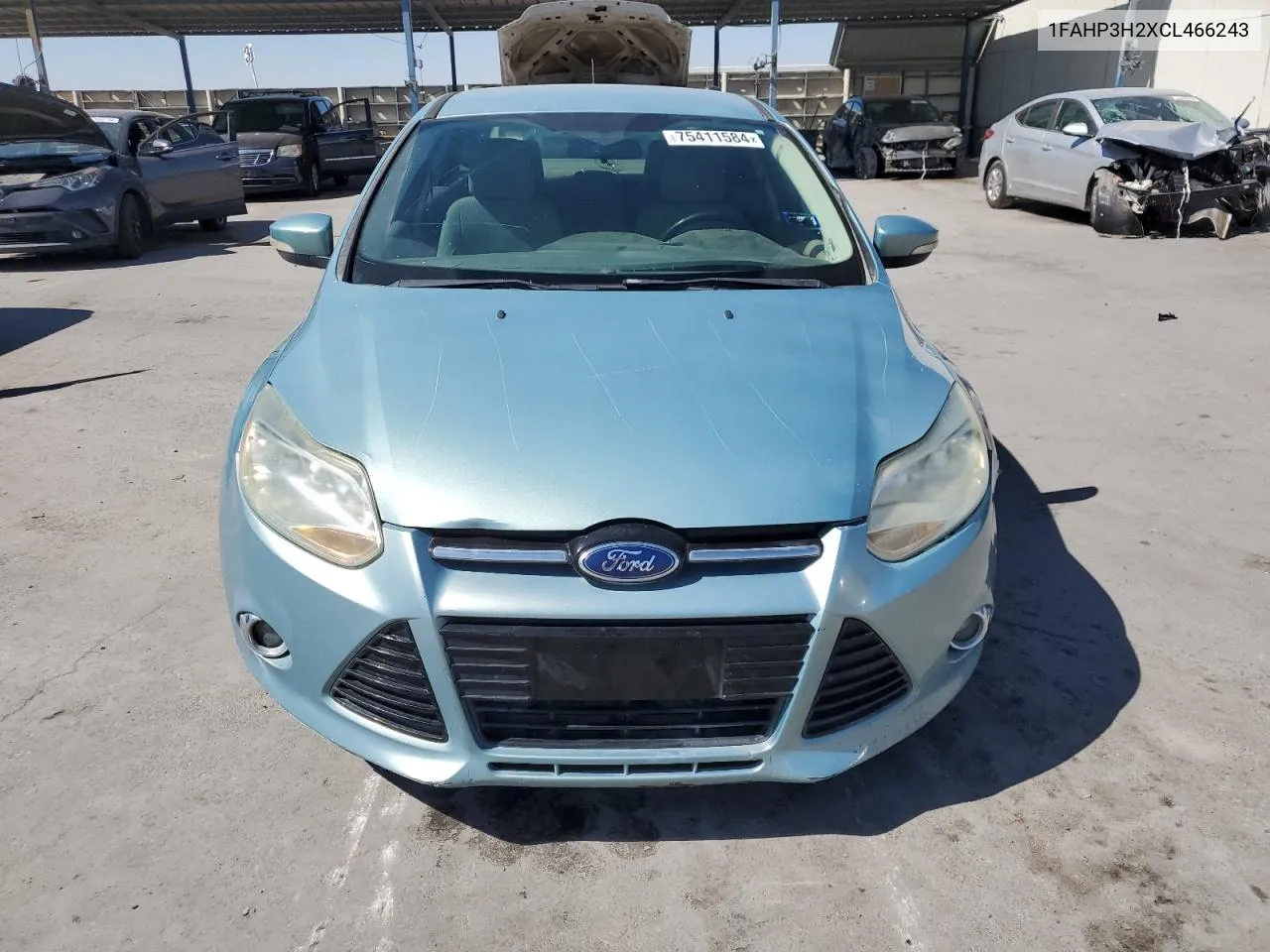 1FAHP3H2XCL466243 2012 Ford Focus Sel