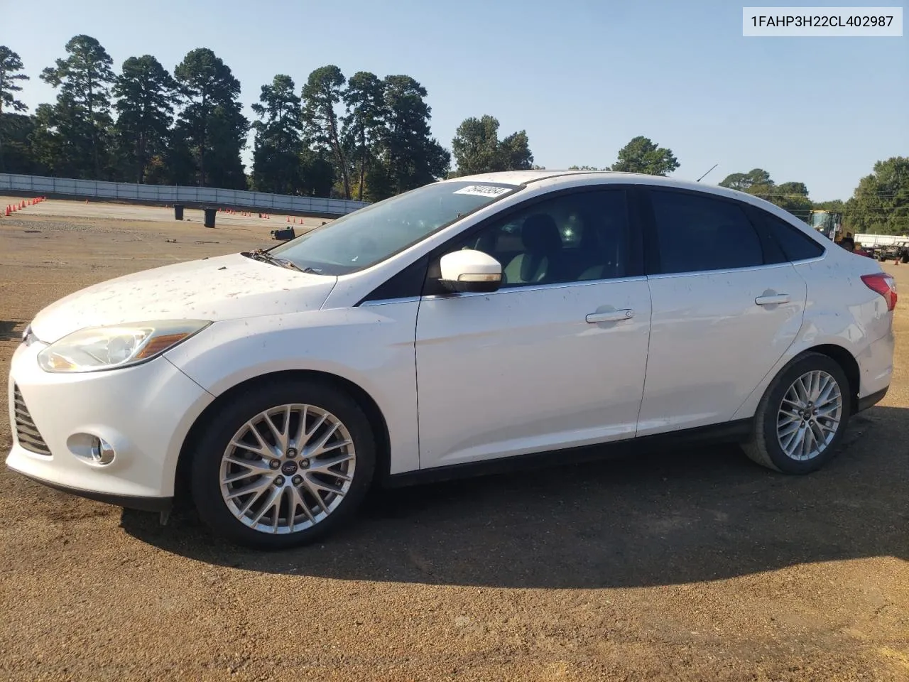 2012 Ford Focus Sel VIN: 1FAHP3H22CL402987 Lot: 75443954