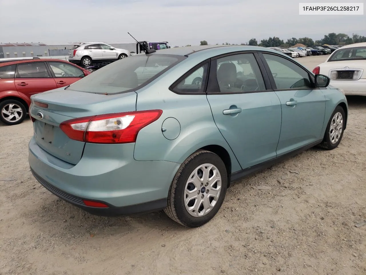 2012 Ford Focus Se VIN: 1FAHP3F26CL258217 Lot: 75560584