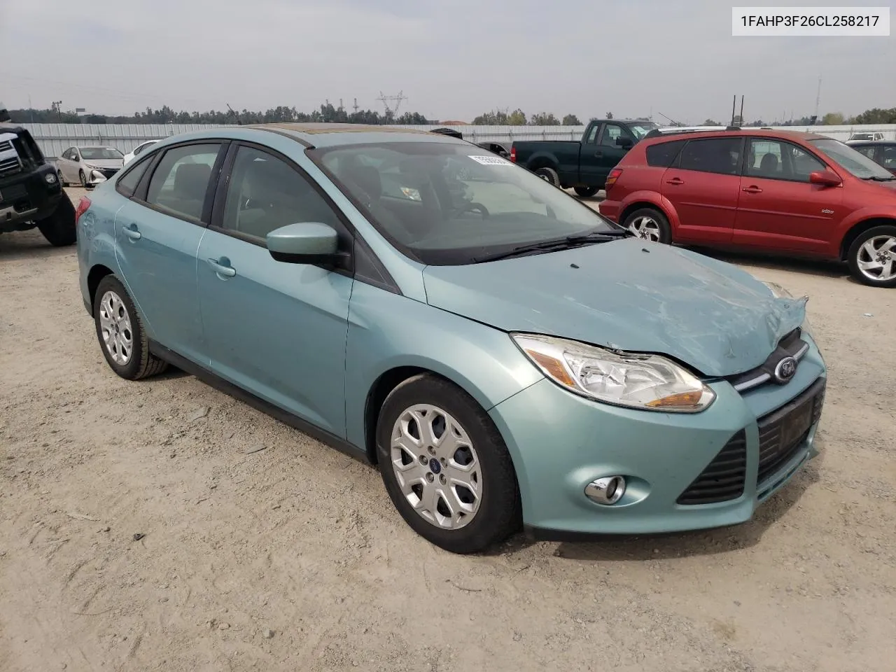 2012 Ford Focus Se VIN: 1FAHP3F26CL258217 Lot: 75560584