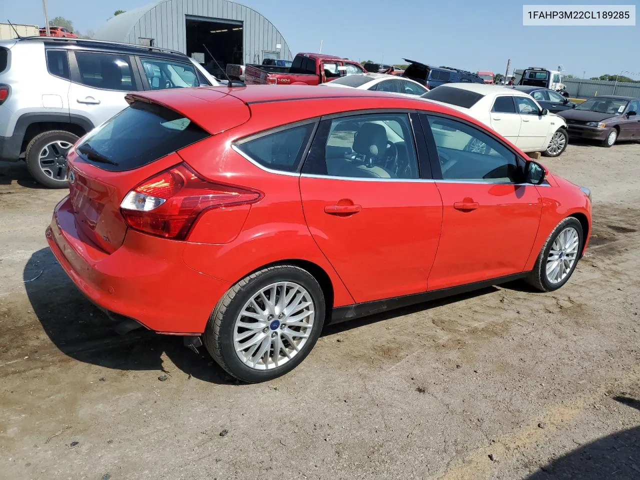 2012 Ford Focus Sel VIN: 1FAHP3M22CL189285 Lot: 75611744