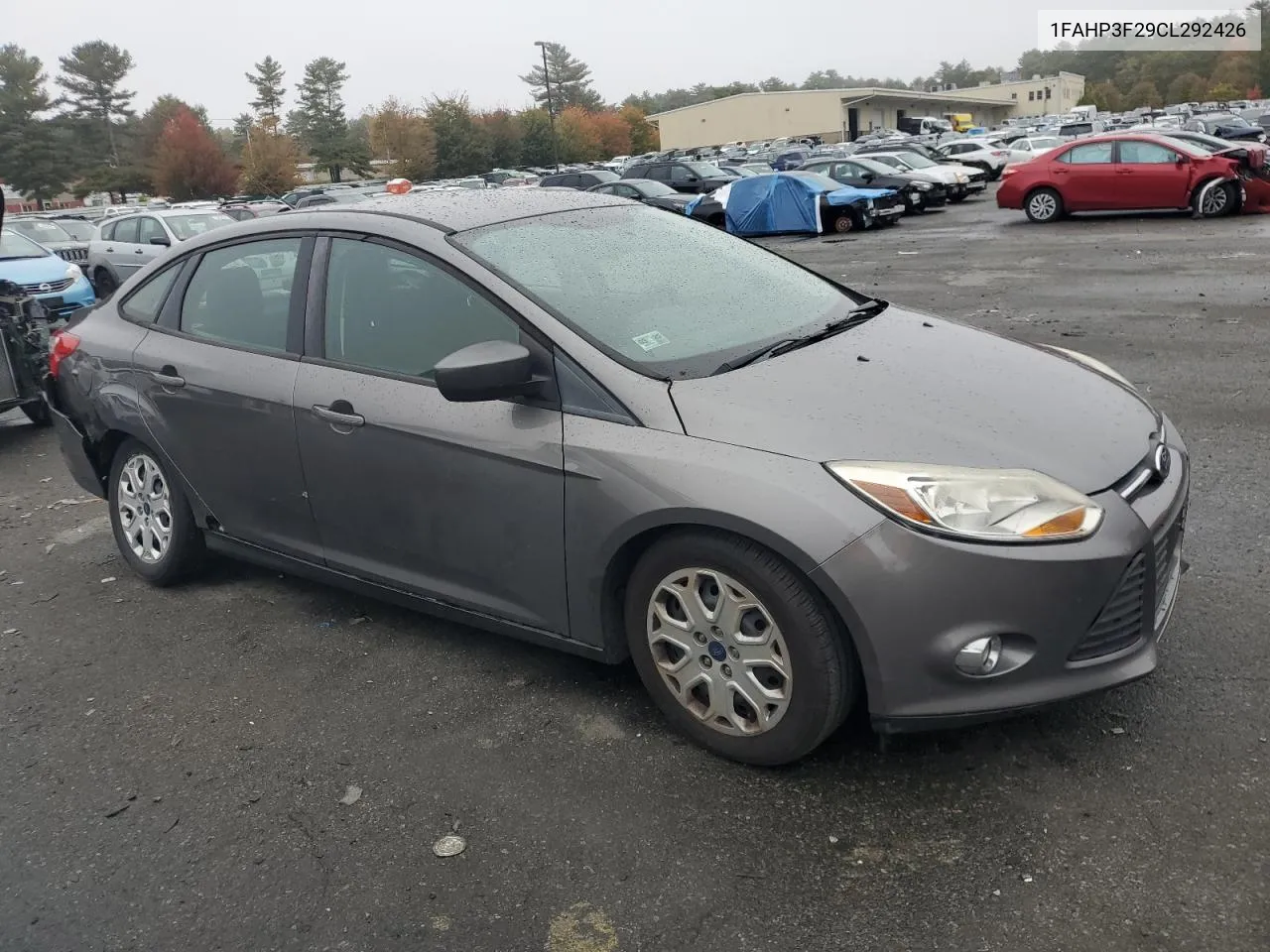 2012 Ford Focus Se VIN: 1FAHP3F29CL292426 Lot: 75643714