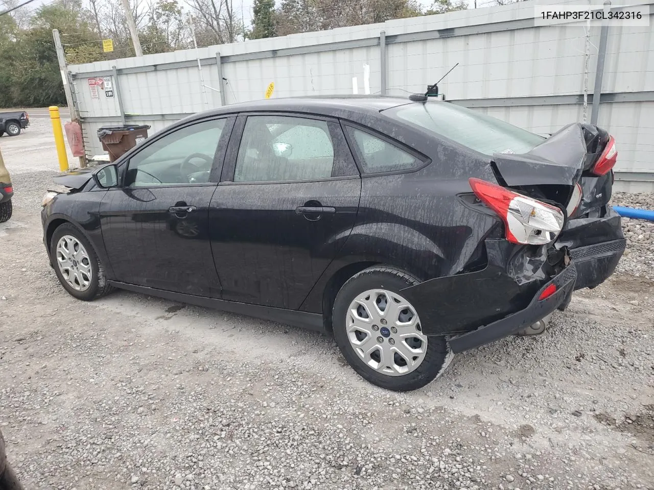 2012 Ford Focus Se VIN: 1FAHP3F21CL342316 Lot: 75710724