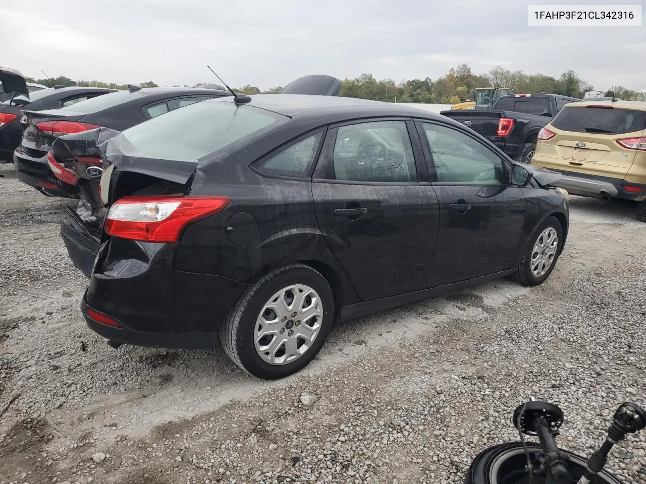 2012 Ford Focus Se VIN: 1FAHP3F21CL342316 Lot: 75710724