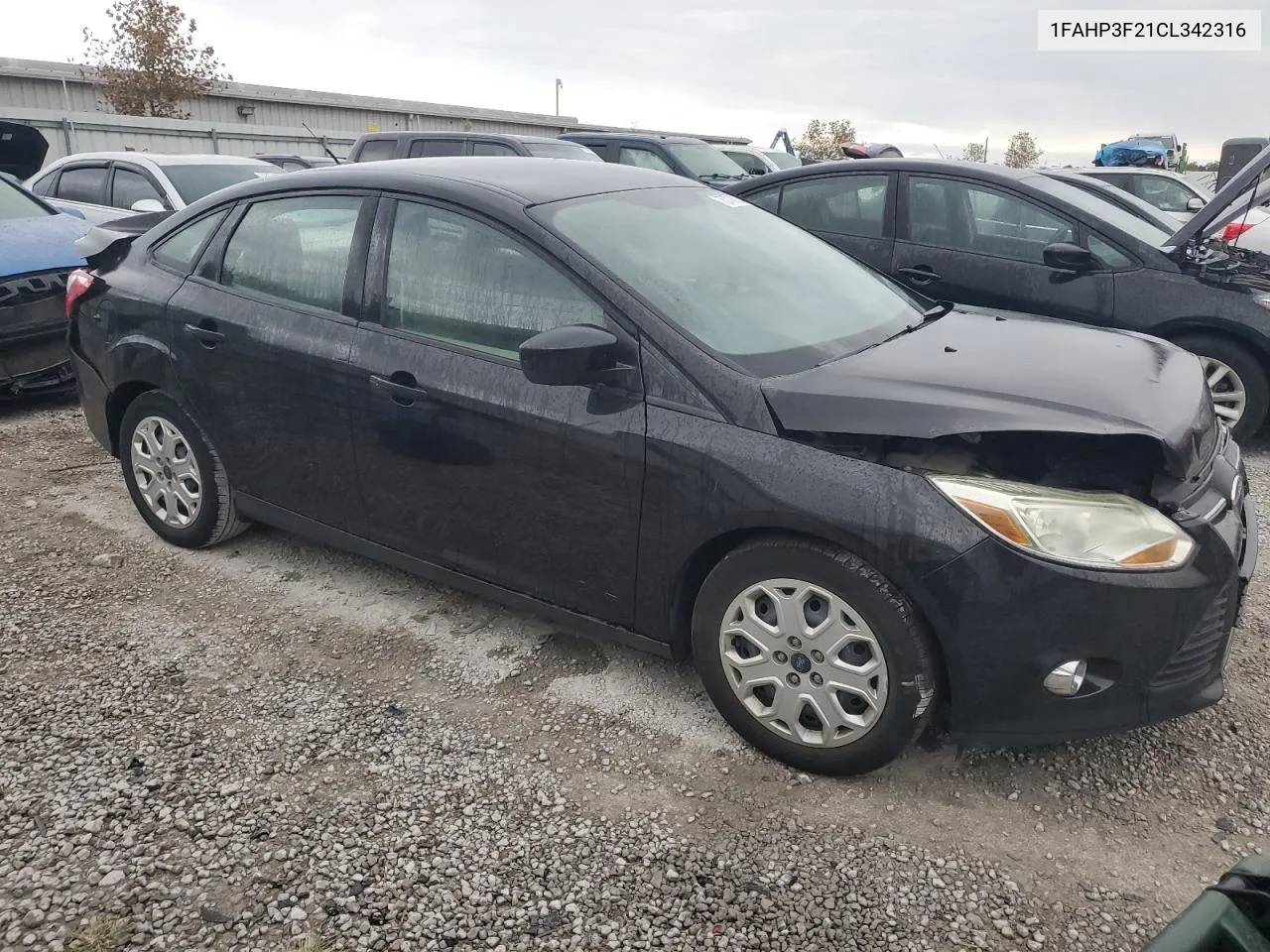 2012 Ford Focus Se VIN: 1FAHP3F21CL342316 Lot: 75710724