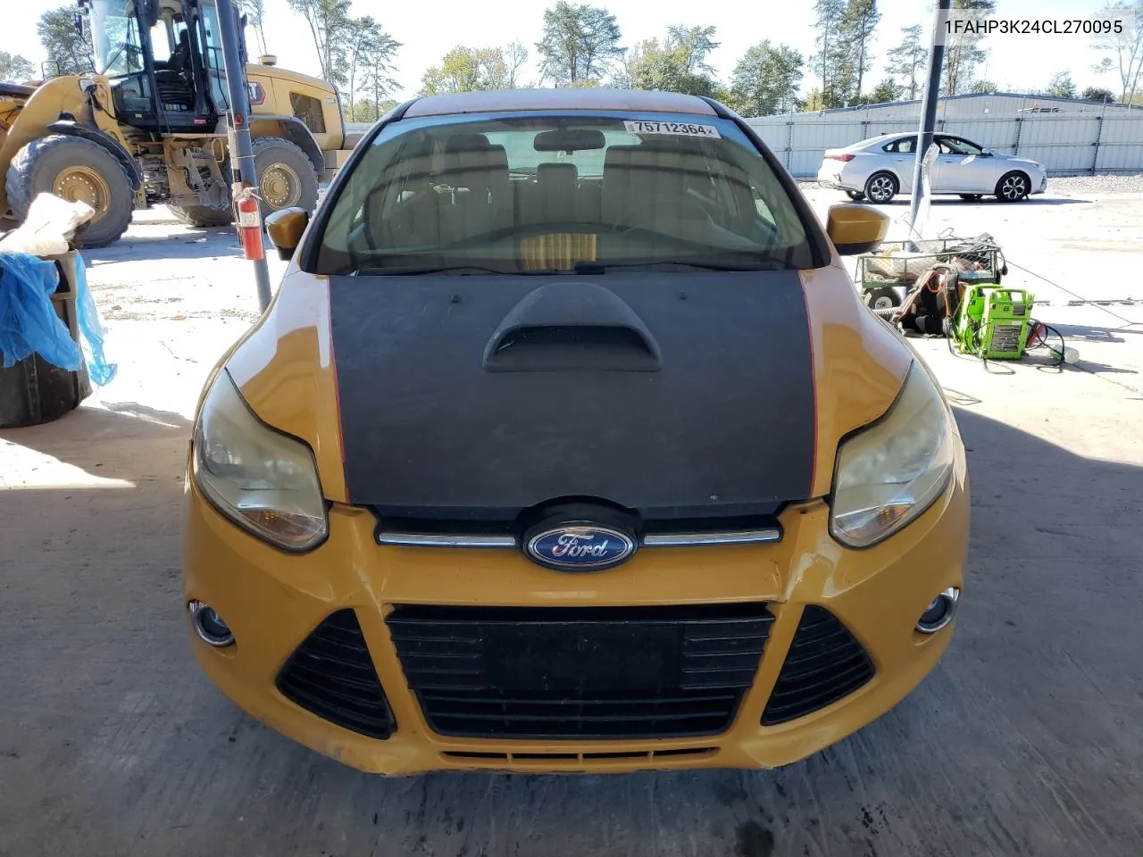 2012 Ford Focus Se VIN: 1FAHP3K24CL270095 Lot: 75712364