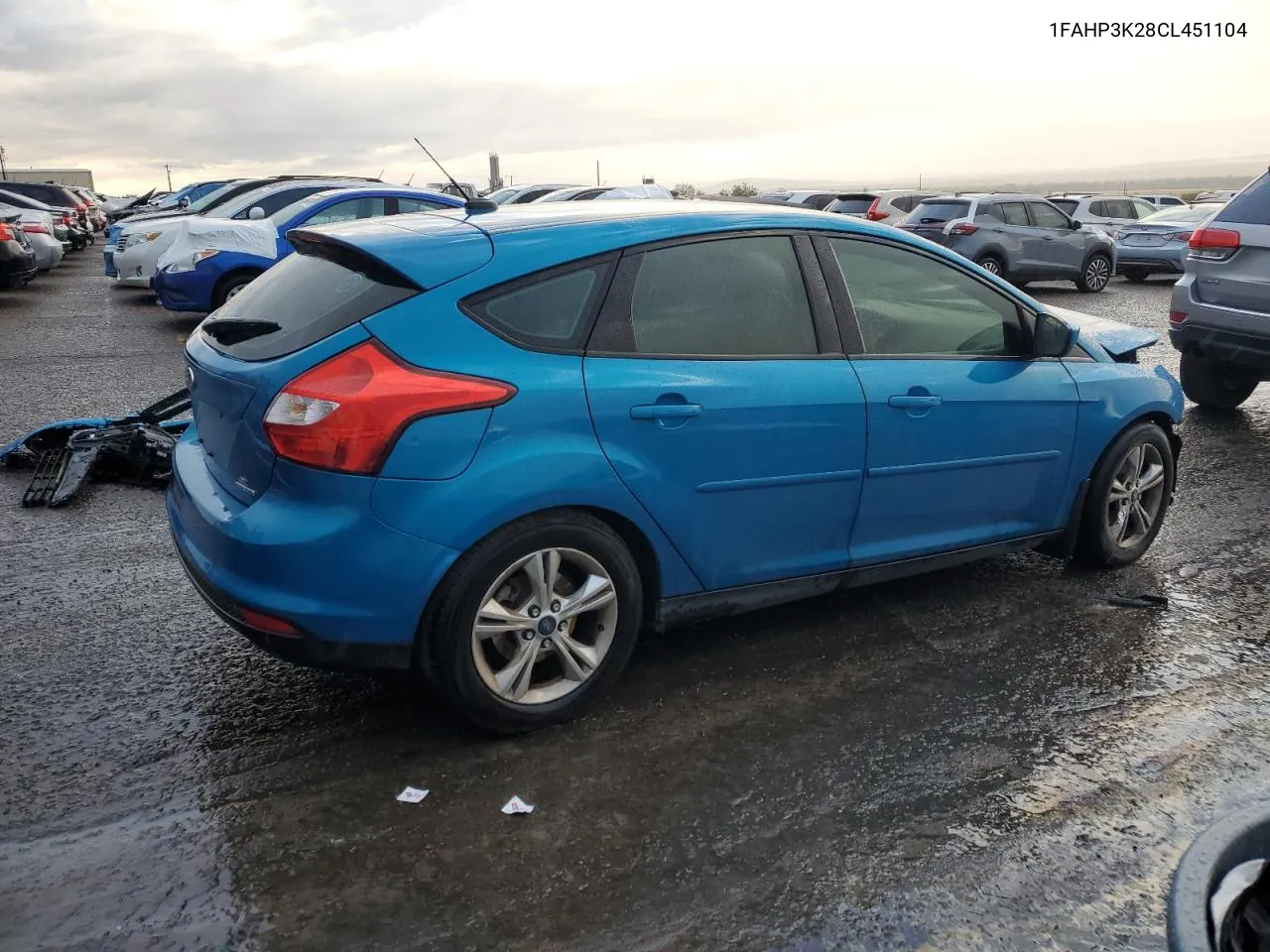 2012 Ford Focus Se VIN: 1FAHP3K28CL451104 Lot: 75726264