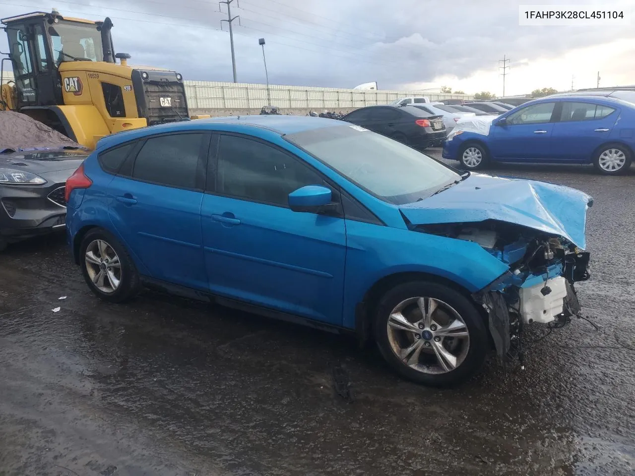 2012 Ford Focus Se VIN: 1FAHP3K28CL451104 Lot: 75726264