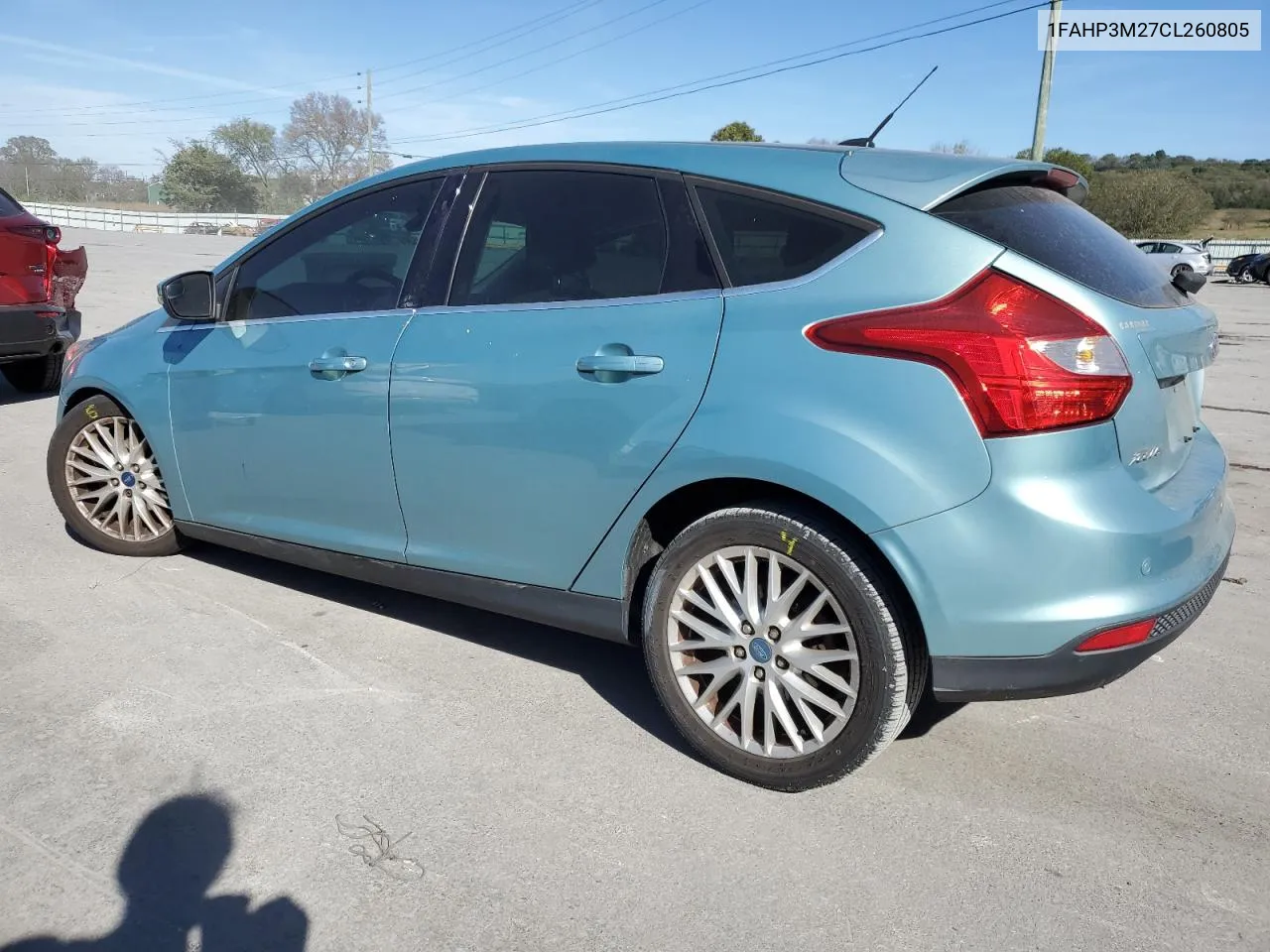 2012 Ford Focus Sel VIN: 1FAHP3M27CL260805 Lot: 75747904