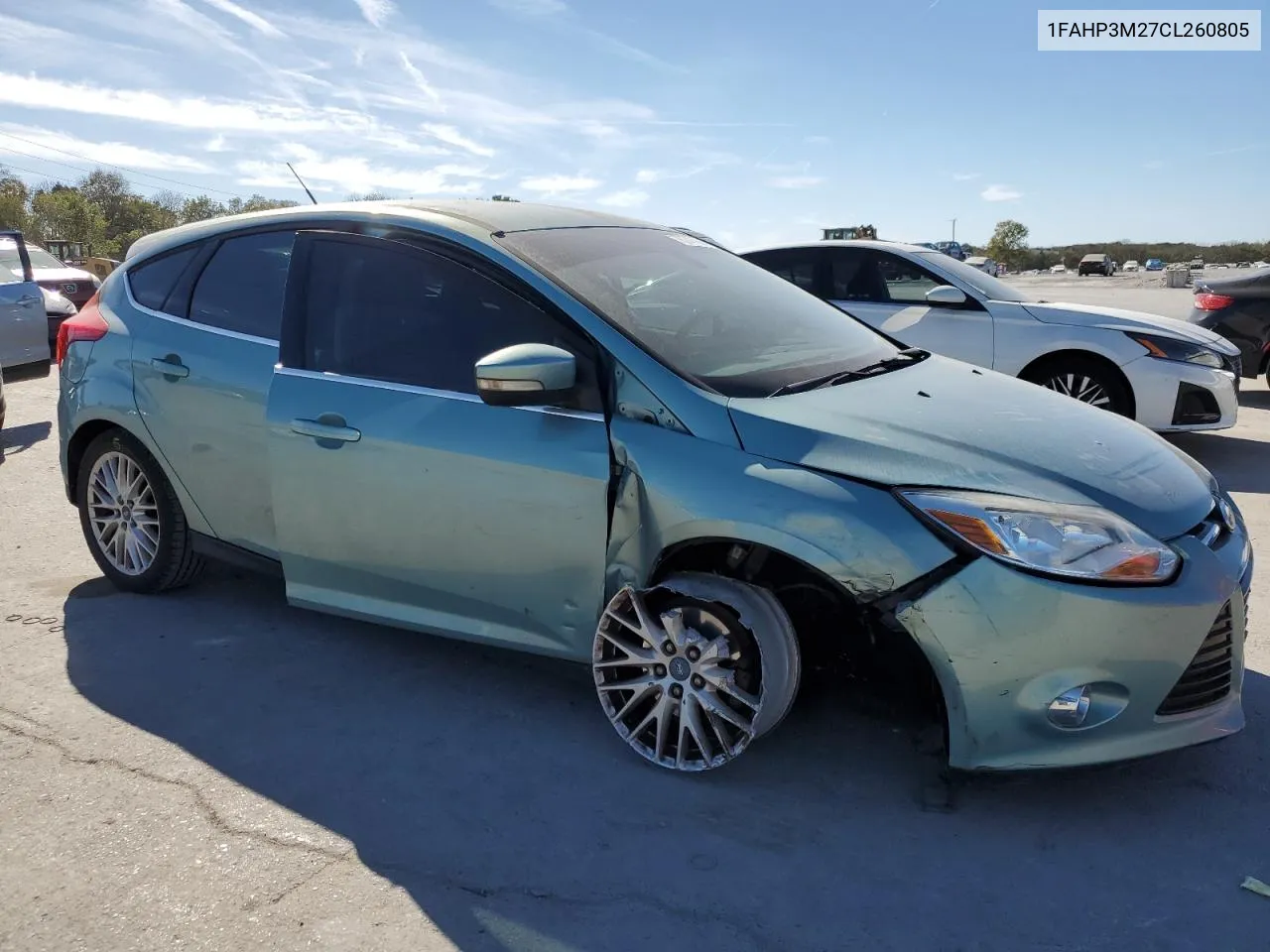 2012 Ford Focus Sel VIN: 1FAHP3M27CL260805 Lot: 75747904