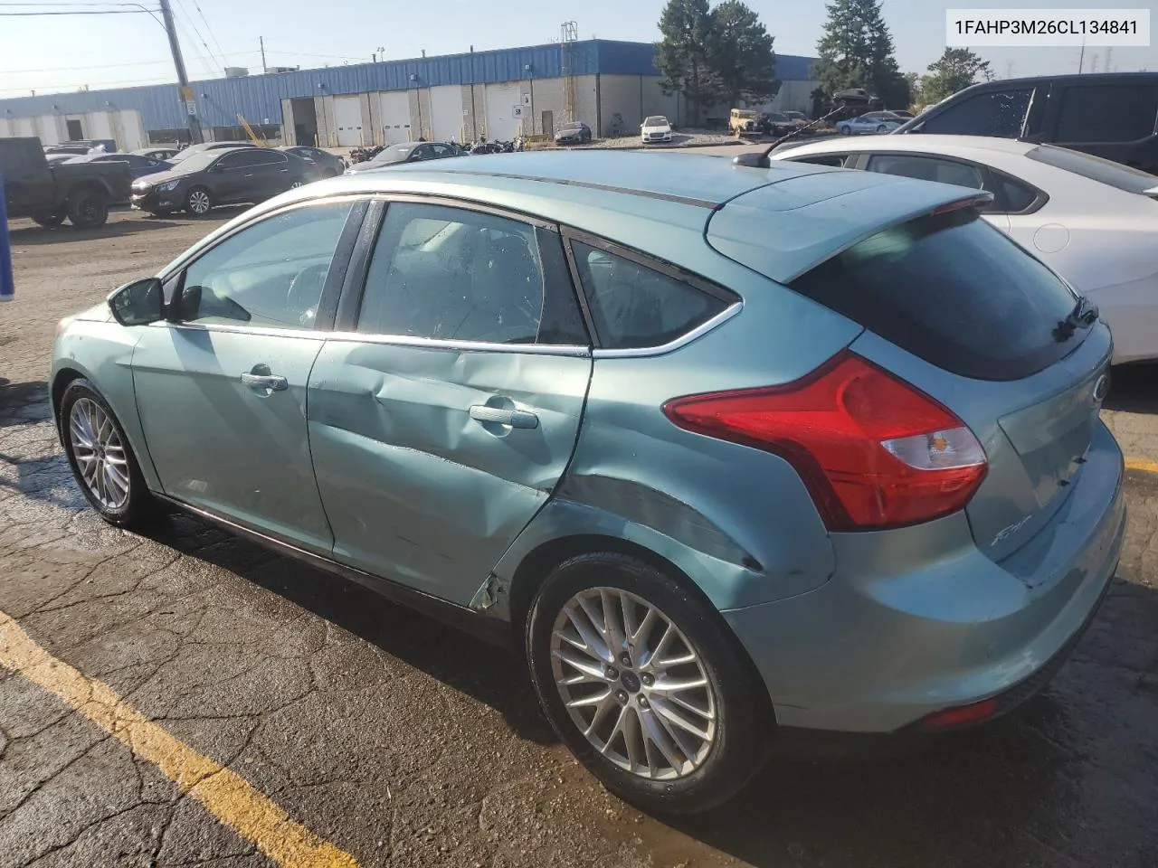 2012 Ford Focus Sel VIN: 1FAHP3M26CL134841 Lot: 75750164