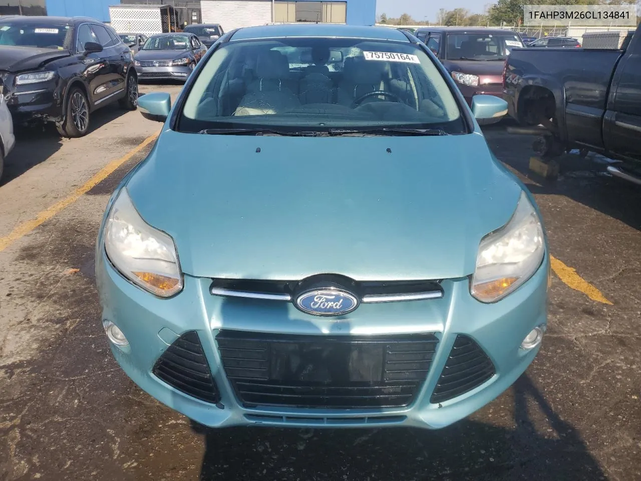 2012 Ford Focus Sel VIN: 1FAHP3M26CL134841 Lot: 75750164