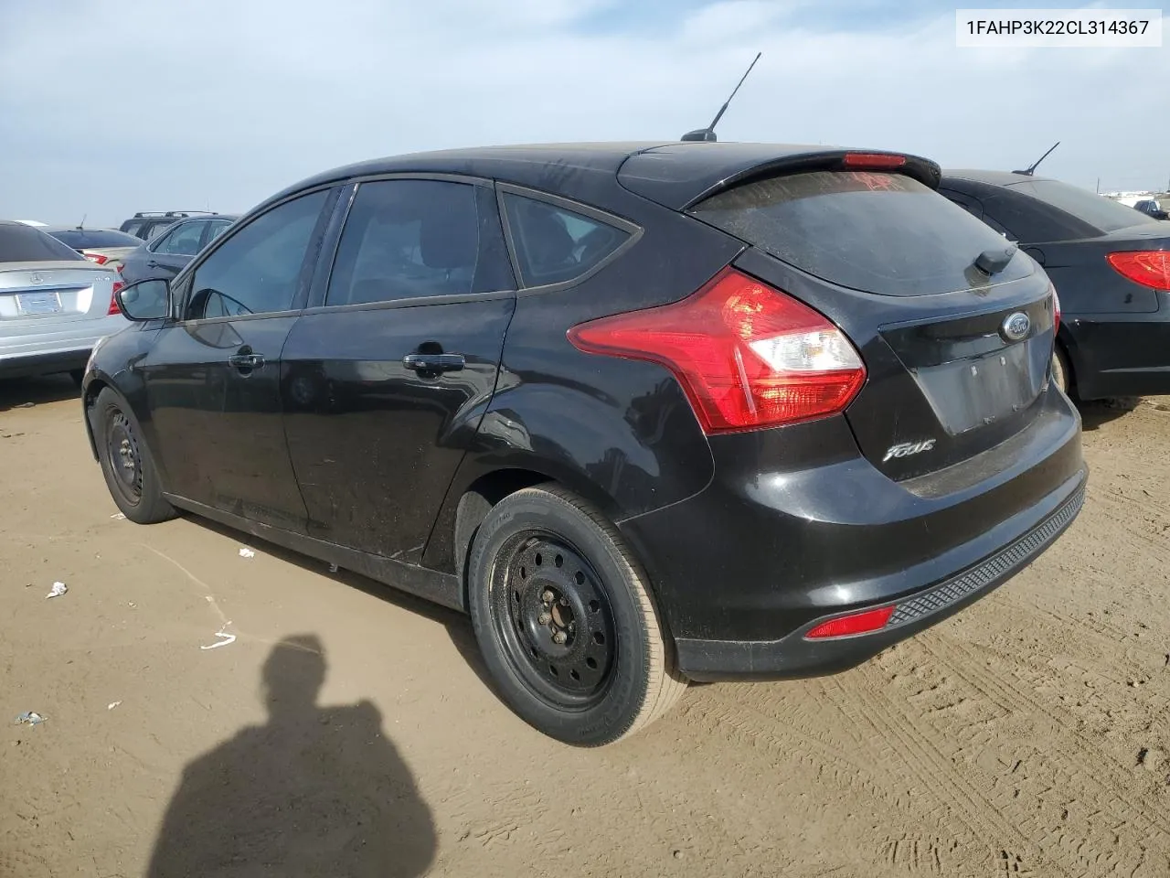 2012 Ford Focus Se VIN: 1FAHP3K22CL314367 Lot: 75768184