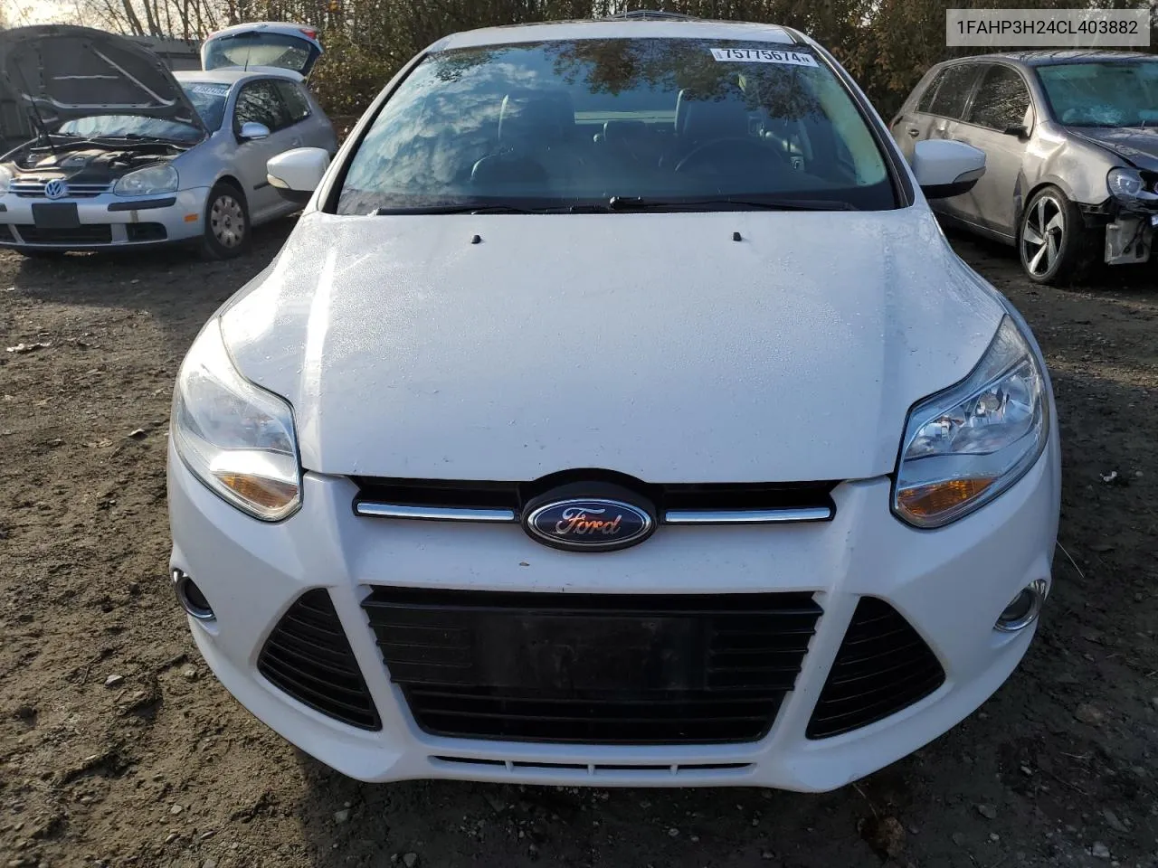 2012 Ford Focus Sel VIN: 1FAHP3H24CL403882 Lot: 75775674