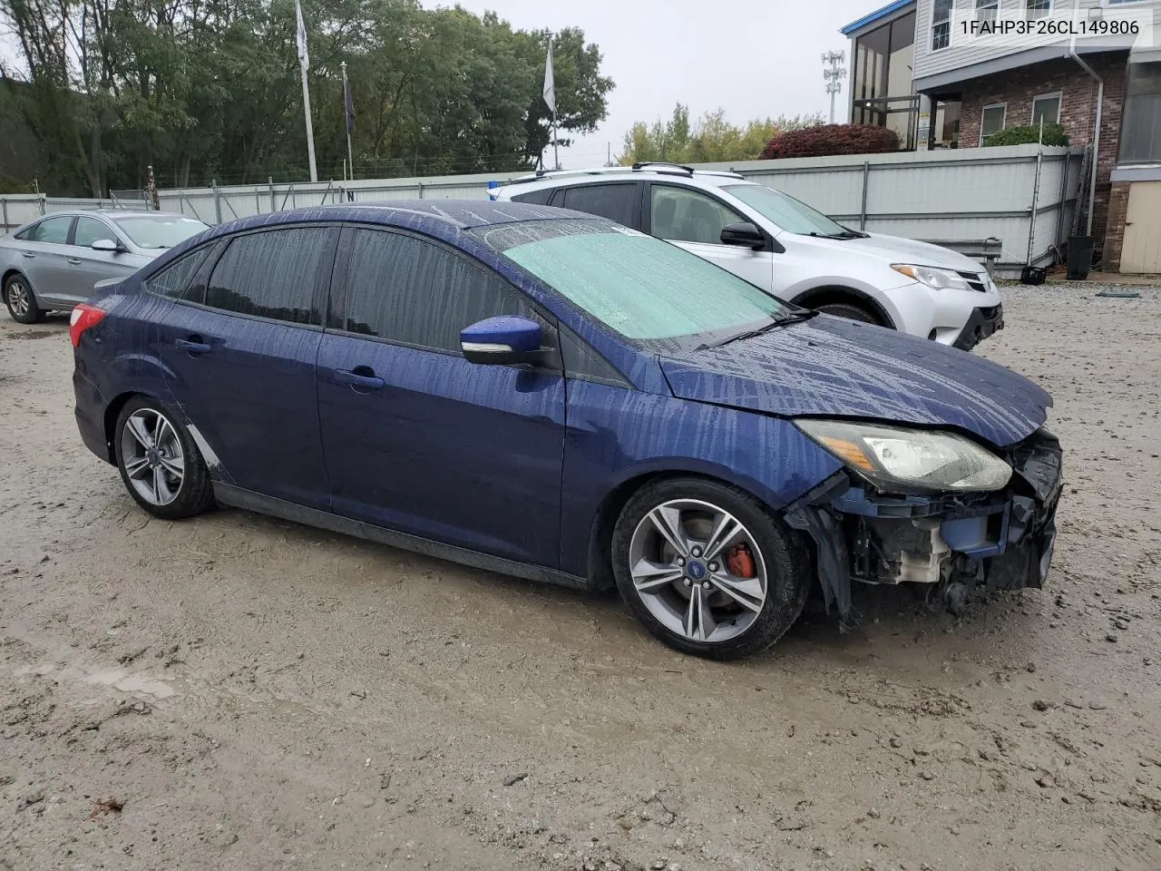 2012 Ford Focus Se VIN: 1FAHP3F26CL149806 Lot: 75821114