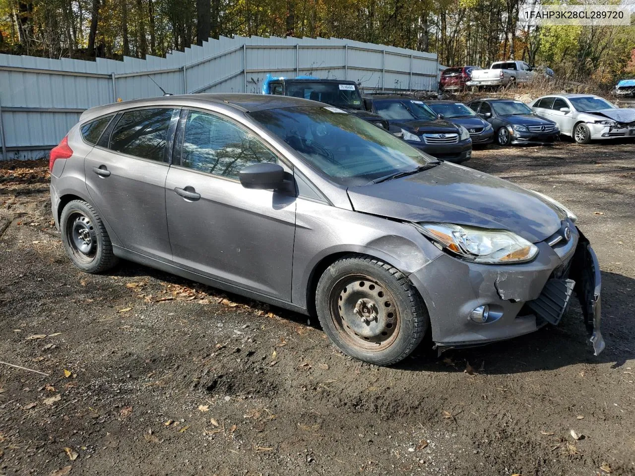 2012 Ford Focus Se VIN: 1FAHP3K28CL289720 Lot: 75829114