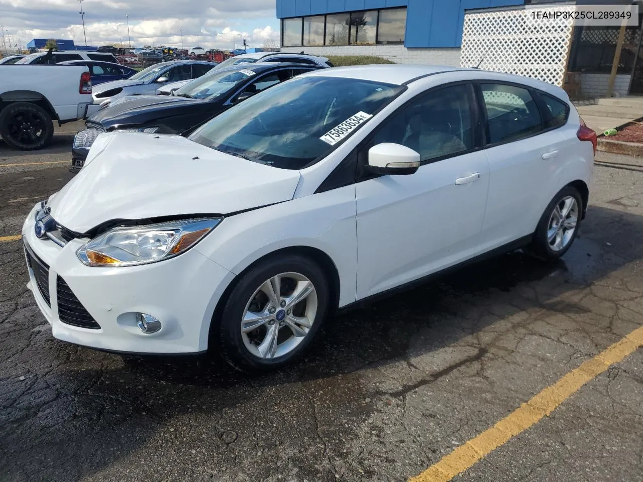 2012 Ford Focus Se VIN: 1FAHP3K25CL289349 Lot: 75863634