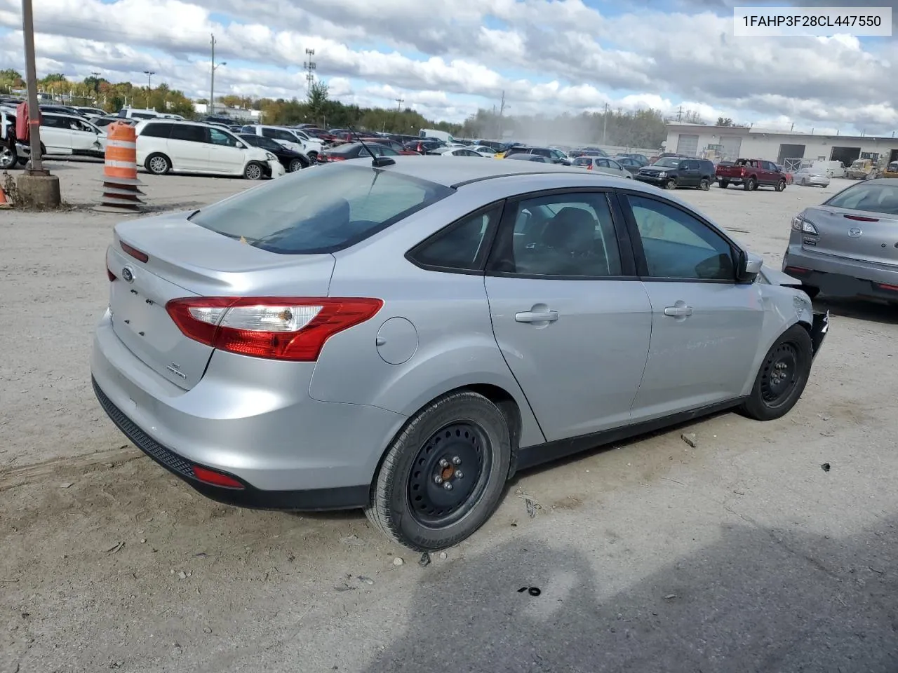 2012 Ford Focus Se VIN: 1FAHP3F28CL447550 Lot: 75910914