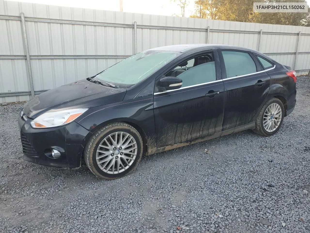 2012 Ford Focus Sel VIN: 1FAHP3H21CL150262 Lot: 75934004