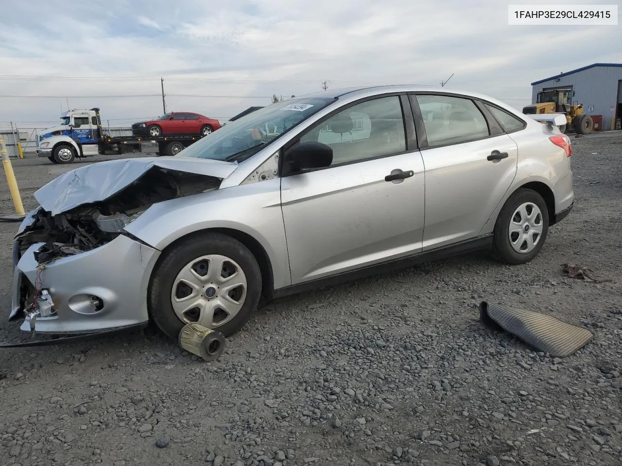 2012 Ford Focus S VIN: 1FAHP3E29CL429415 Lot: 76054394