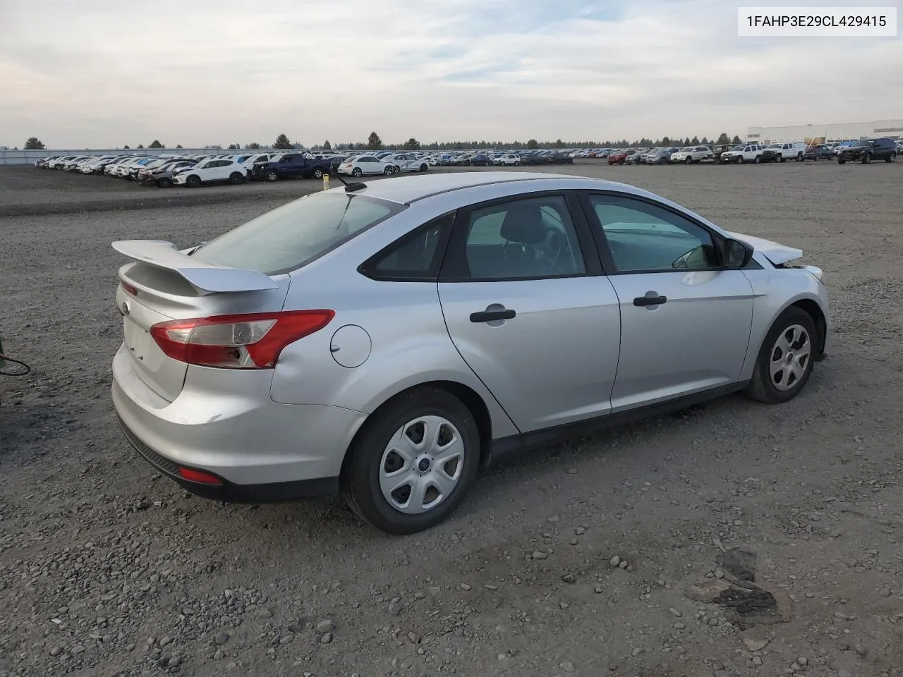 2012 Ford Focus S VIN: 1FAHP3E29CL429415 Lot: 76054394