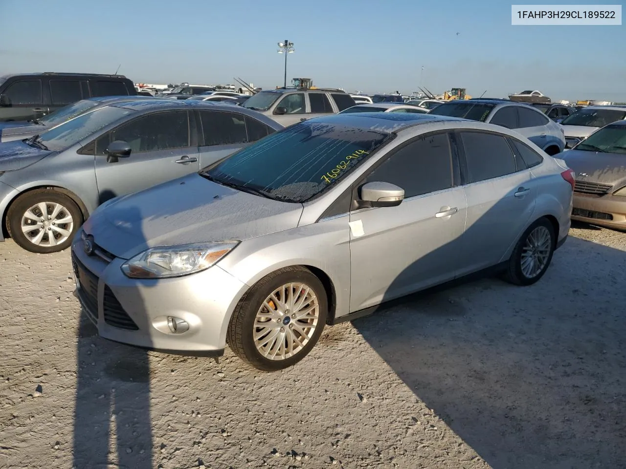 1FAHP3H29CL189522 2012 Ford Focus Sel