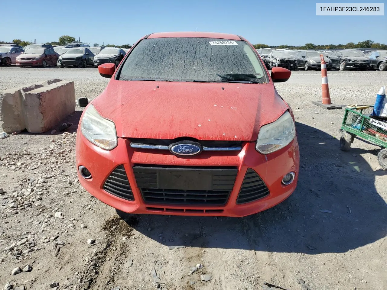 2012 Ford Focus Se VIN: 1FAHP3F23CL246283 Lot: 76256724