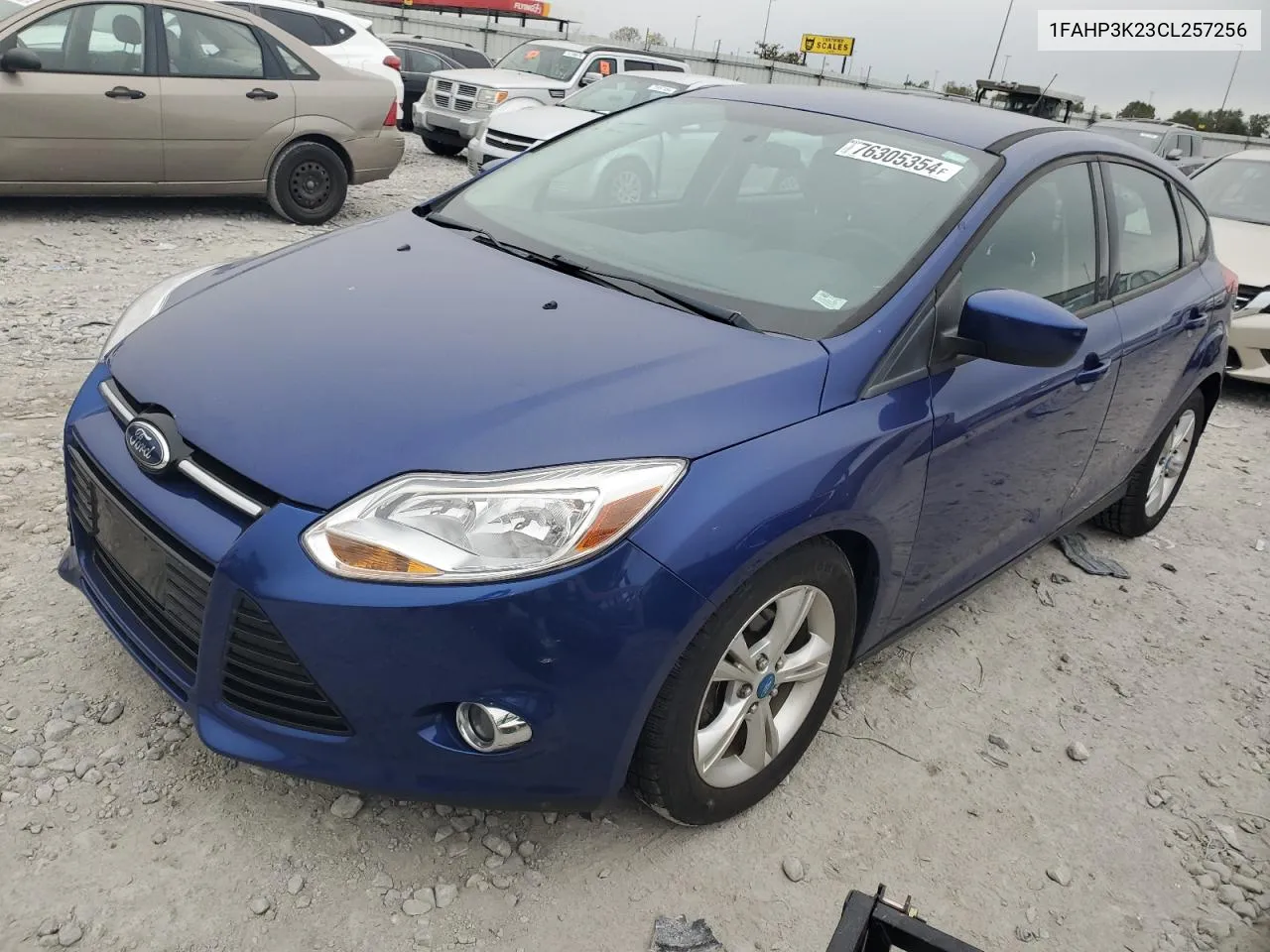 2012 Ford Focus Se VIN: 1FAHP3K23CL257256 Lot: 76305354