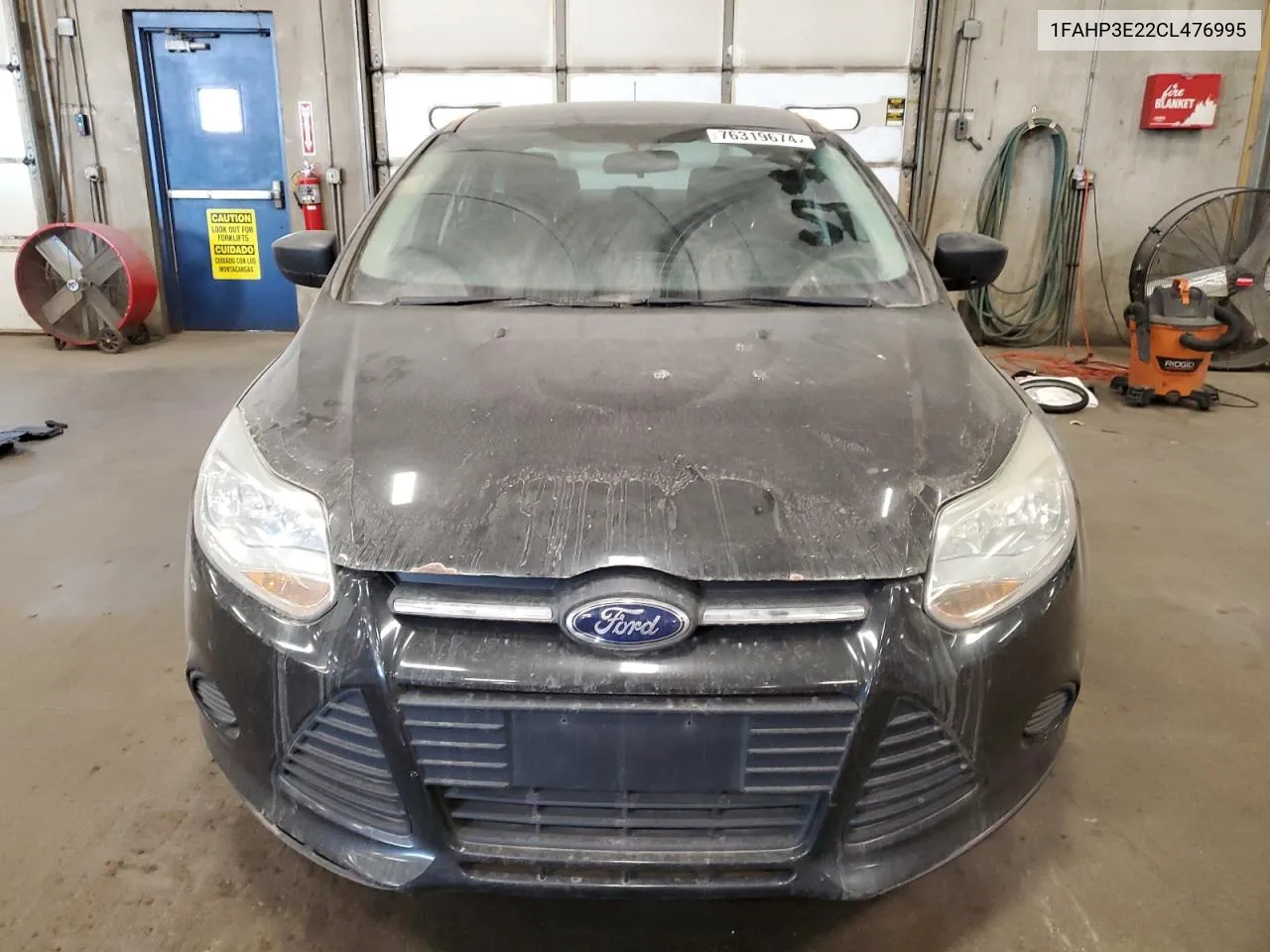 2012 Ford Focus S VIN: 1FAHP3E22CL476995 Lot: 76319674