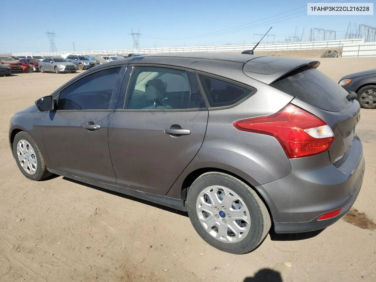 2012 Ford Focus Se VIN: 1FAHP3K22CL216228 Lot: 76371304