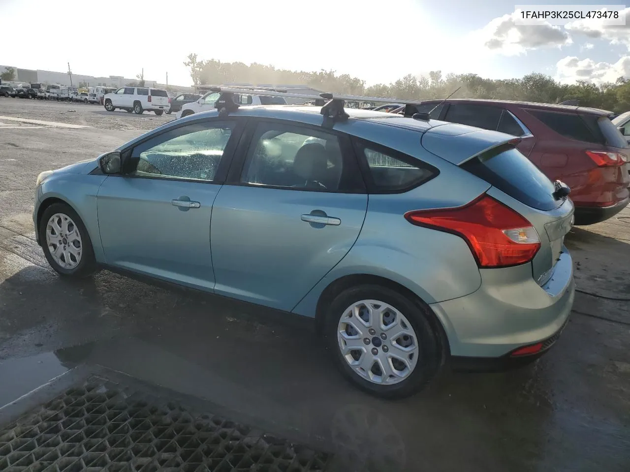 2012 Ford Focus Se VIN: 1FAHP3K25CL473478 Lot: 76445874