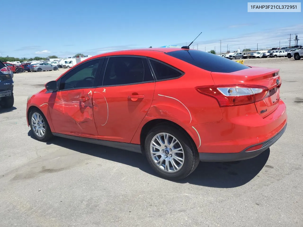 1FAHP3F21CL372951 2012 Ford Focus Se