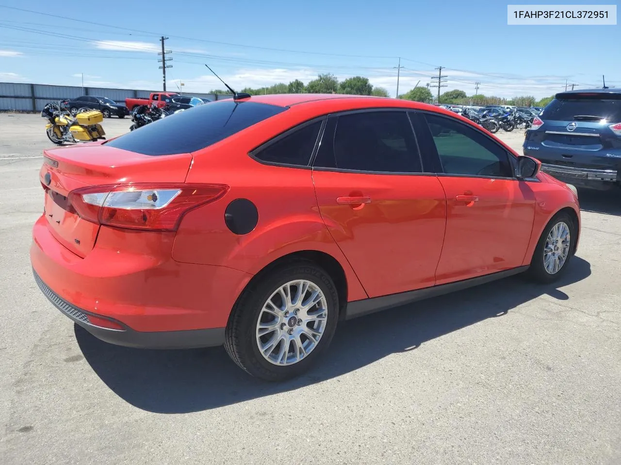 1FAHP3F21CL372951 2012 Ford Focus Se