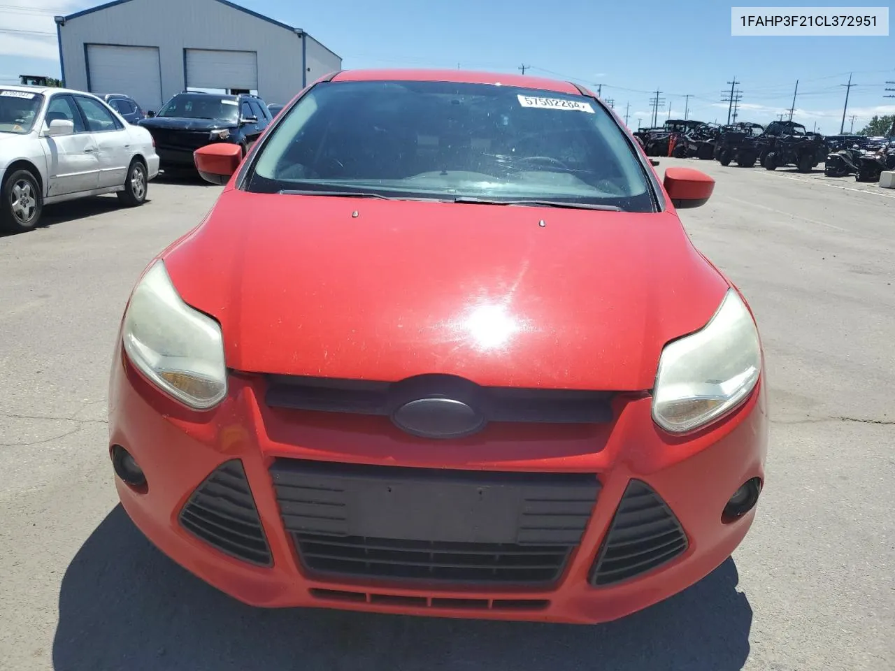 1FAHP3F21CL372951 2012 Ford Focus Se