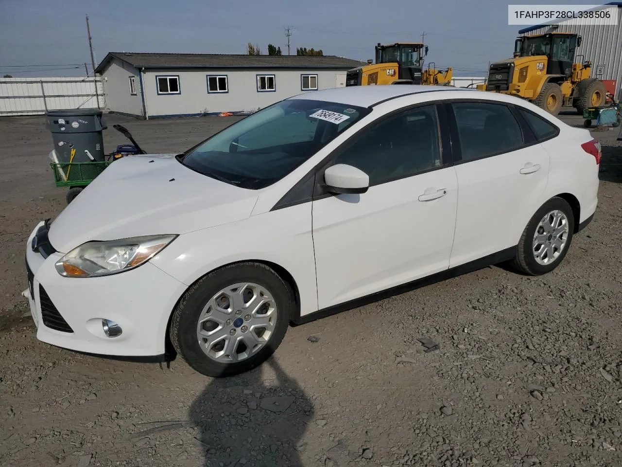 2012 Ford Focus Se VIN: 1FAHP3F28CL338506 Lot: 76549174