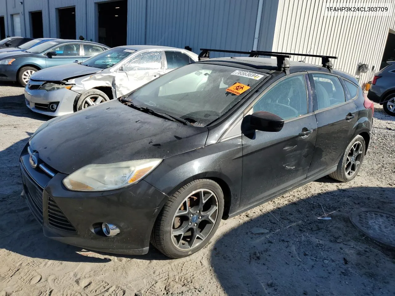 2012 Ford Focus Se VIN: 1FAHP3K24CL303709 Lot: 76563694