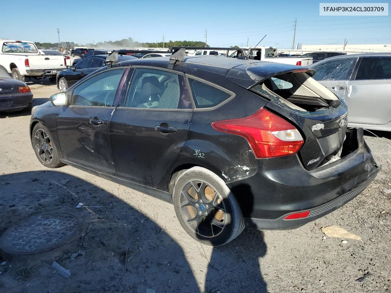 2012 Ford Focus Se VIN: 1FAHP3K24CL303709 Lot: 76563694