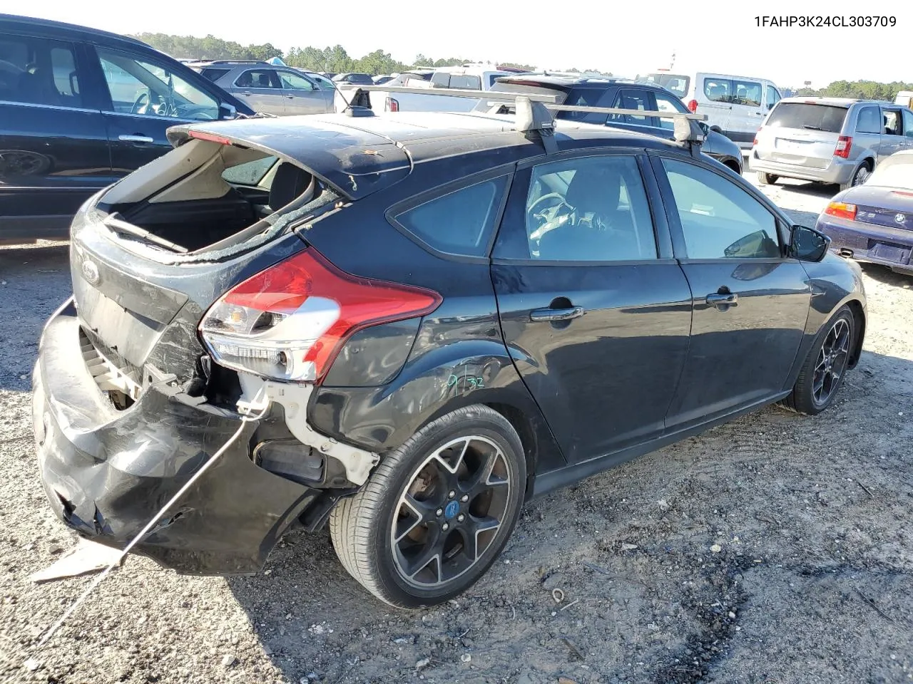 2012 Ford Focus Se VIN: 1FAHP3K24CL303709 Lot: 76563694