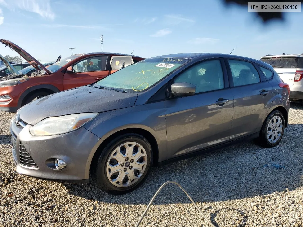 2012 Ford Focus Se VIN: 1FAHP3K26CL426430 Lot: 76626204